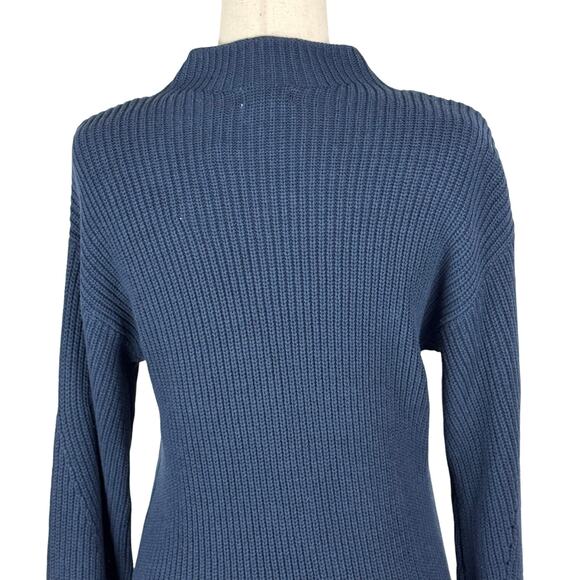 STYLE & CO‎ HIGH NECK EASY SWEATER DRESS IN INDUSTRIAL BLUE NWT WOMEN'S SIZE XS - Picture 8 of 16